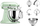 Mikser planetar KitchenAid 5KSM175PS EPT Artisan, 4.8L, 300W, jeshile pastel