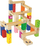 Lojë ndërtimi Marble Run, set me 66 copa, dru, me ngjyra të ndryshme
