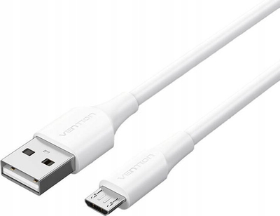 Kabllo USB në Micro USB Vention, USB 2.0, 2A, 2m, e bardhë