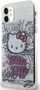 Kapak telefoni Hello Kitty HKHCN61HDGPHT, iPhone 11 XR 6.1", hardcase TPU, i bardhë