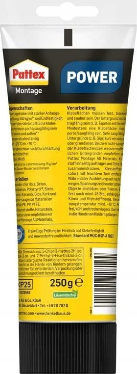 Ngjitës industrial Pattex PXP25, 250 g, për përdorim brenda edhe jashtë, i bardhë