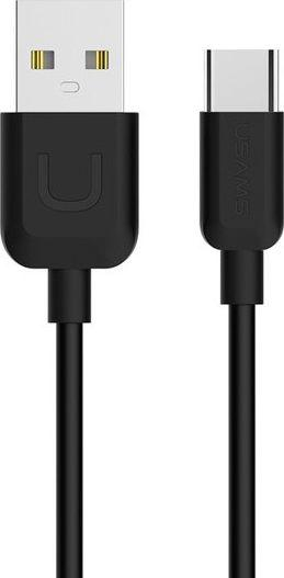 Kabllo USAMS U-Turn, USB-A në USB-C, 2A, 1m, e zezë 