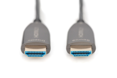 Kabllo HDMI Digitus AK-330126-100-S, 10m, HDMI 2.1, i zi