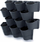 Kopsht vertikal i varur Prosperplast Cascade Wall, sistem modulor, gri antracit