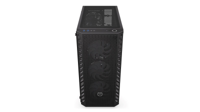 Kornizë PC Endorfy Signum 300 ARGB EY2A006, 4 ventilatorë 120mm, panel xhami anësor, e zezë