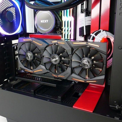 Вертикален држач за графичка картичка CableMod CM-VPB-HDK-R, PCIe x16 рисер, црн