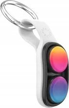 Lodër magnetike PopSockets PopPuck Starter Pack Day Trip, set me 2 pucks, me unazë çelësash, e bardhë shumëngjyrshe
