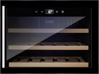 Frigorifer vere Caso WineComfort 629, 18 shishe, 5 20°C, inoks