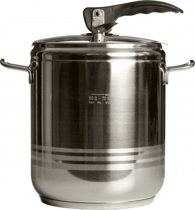 Olla me presion Profi Cooker, 19cm, fund me 3 shtresa, argjendtë