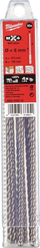Spiralë betoni Milwaukee MX4 SDS Plus, Ø 6mm, 215mm, argjendtë