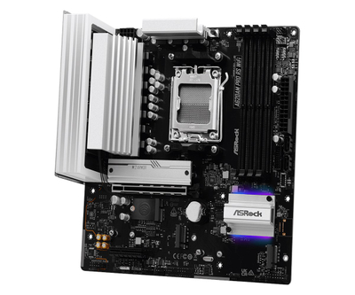 Математичка плочка ASRock A620AM Pro RS WIFI, лежиште AM5, DDR5, Micro ATX, црна