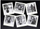 Kuadër fotografish Friends Portrait Frame, për 6 foto 10x10cm, bardh e zi
