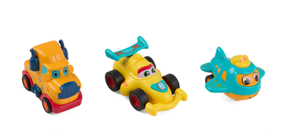 Set lodrash MOMKI, 3 vetura me inercion, modele të ndryshme, shumëngjyrëshe