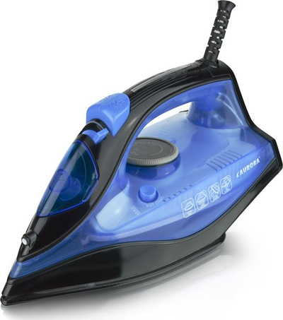 Hekur për hekurosje Aurora AU3136, 2500 W, i zi/kaltër