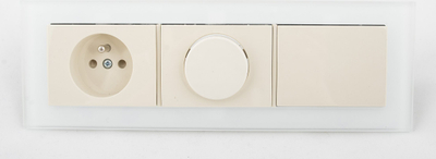 Kornizë elektrike Vilma XP 500 Design, me xham, 3 vende, e bardhë