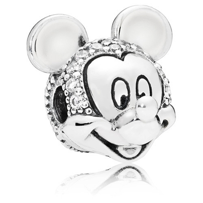 Rruazë për byzylyk Pandora Mickey Mouse, e argjendtë