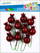 Set dekorativ Craft With Fun CF, lule trëndafili me tel 2cm, 10 copë, të kuqe