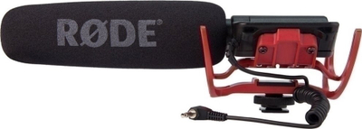 Mikrofon shotgun Rode VideoMic Rycote për kamera DSLR, me shockmount, i zi