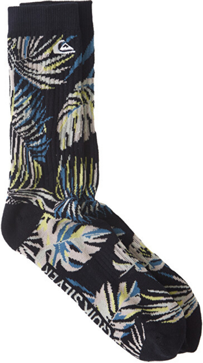 Сет чорапи Quiksilver Wild, црни/сиви, 2 пара