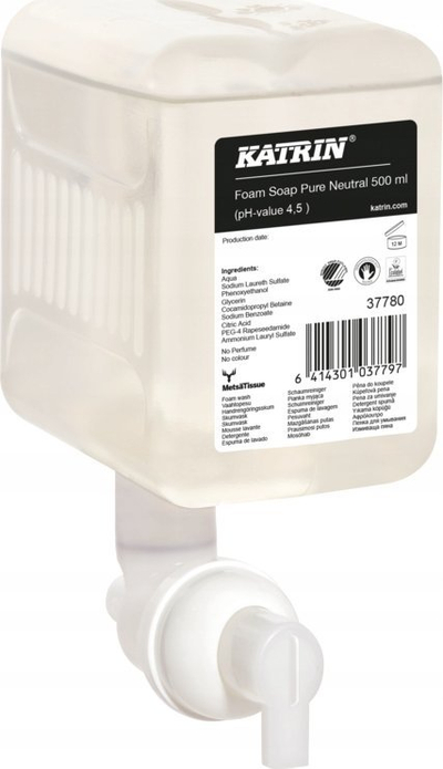Сапун пена Katrin 37780, 500 ml, без мирис