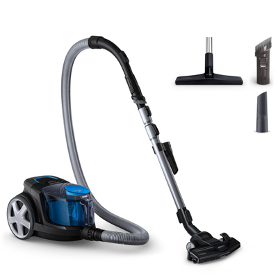 Fshesë me korent Philips PowerPro Compact FC9331/09, 900W, depozitë 1.5L, e zezë