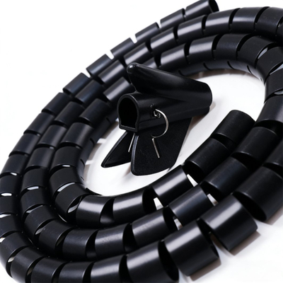 Organizues spiral për kabllo ZOY, 5m, i zi