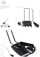 Heqës bore PeakSnow Snow Mover, gjerësi 59 cm, me dorezë hekuri, i zi