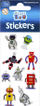 Ngjitëse Stickerboo S-BOO Robots, set me robotë, shumëngjyrëshe