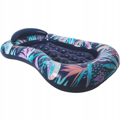 Надувачки душек за базен JiLong Floating Lounger, 175x110x42cm, за возрасни, шарен