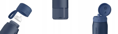 Shishe uji Wessper B2 Tritan Actitex, 0.7L, me filtër, blu