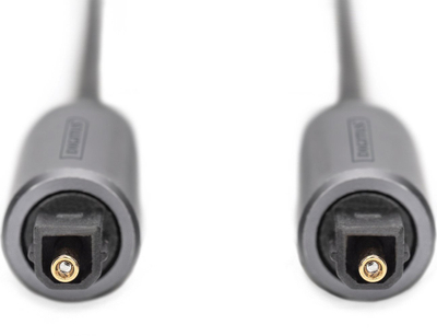 Kabllo audio optike Digitus Toslink, 2 m, SPDIF, e zezë