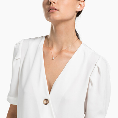 Qafore për femra Swarovski 5510698, ari rozë