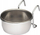 Tas i varur për zogj Panama Pet, çelik inox, 0.14L, ngjyrë argjendi