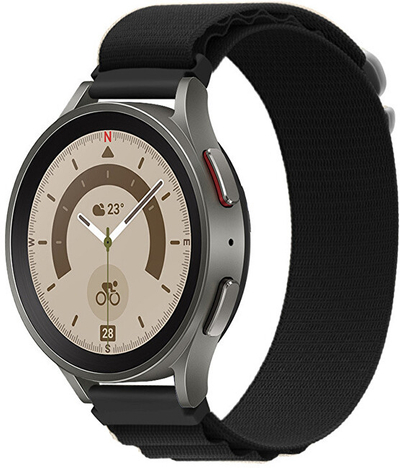 Rrip silikoni për Samsung Galaxy Watch, Garmin Huawei 4wrist, i zi