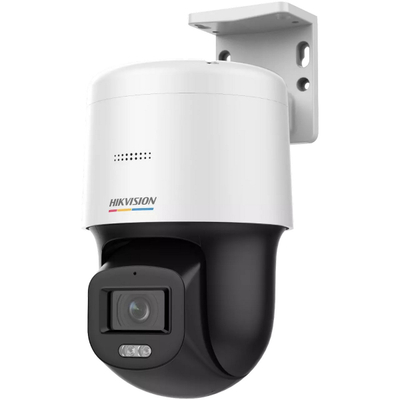 Kamerë IP PTZ Hikvision DS-2DE2C200SCG-E, 2MP, ColorVu, 4 mm, IP66, e bardhë