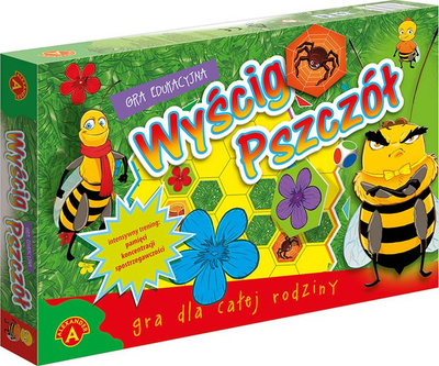 Loja tavoline Alexander Bee Race, lojë memorieje me zare, për fëmijë dhe të rritur