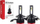 Set llamba LED për makinë Amio H4 BF, 50W, 6000K, të bardha