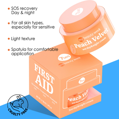 Krem për fytyrë 7 Days, Peach Velvet, 50 ml