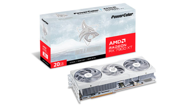 Kartë grafike PowerColor AMD Radeon RX 7900 XT Hellhound, 20GB GDDR6, PCIe 4.0, e bardhë
