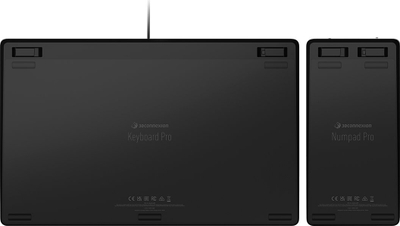 Tastierë 3Dconnexion Keyboard Pro with Numpad, QWERTZ gjerman, USB RF Bluetooth, e zezë
