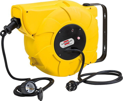 Bobinë automatike kabllosh për jashtë, 16+2m, IP44, plastike