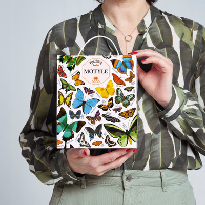 Puzzle CzuCzu Puzzlelove Butterflies, 1000 pjesë, flutura shumëngjyrëshe
