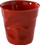 Filxhan porcelani Revol Crumpled, 180ml, i kuq