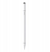 Laps stylus Baseus 3 in 1, universal për telefon dhe tablet, metalik, i argjendtë