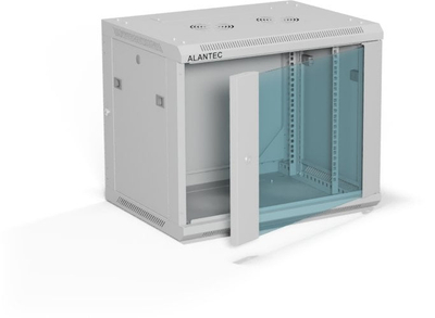 Kabinet rrjeti Alantec 19", 9U, 600x450, gri