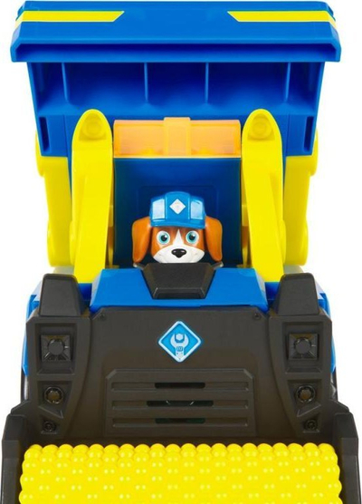 Kamion lodër Paw Patrol Wheeler Bark Yard Deluxe Dump Truck, me drita e zëra, interaktiv, shumëngjyrësh