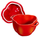 Enë qeramike Staub Mini Cocotte, 0.5L, 12cm, e kuqe