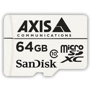 Мемориска картичка AXIS SanDisk MicroSDXC, 64GB, Class 10, бела
