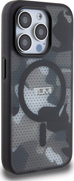 Mbulesë telefoni Tumi Frosted Cam TUHMP15XTCAMK, për iPhone 15 Pro Max 6.7", hard case, e zezë kamuflazh