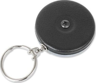 Mbajtës çelësash KEY-BAK Original, retraktor çelik inox, zinxhir 60 cm, i argjendtë